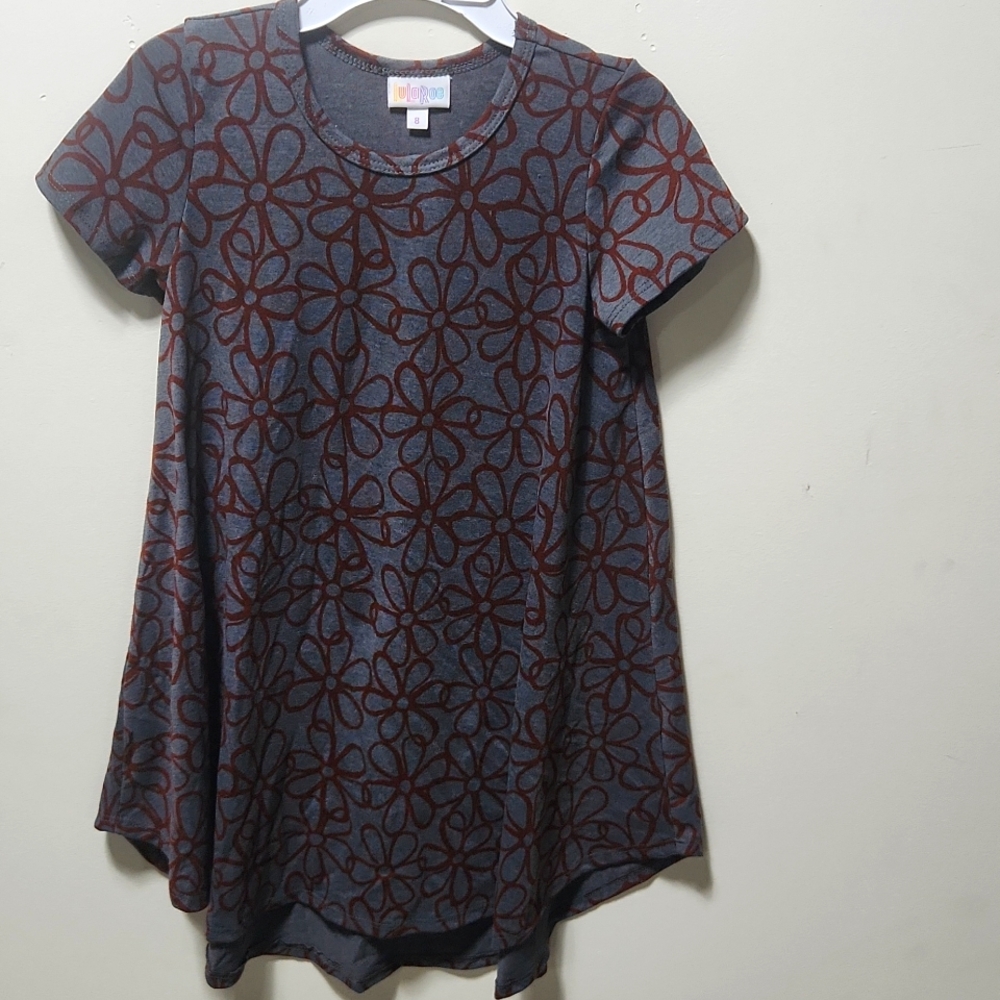 LuLaRoe Scarlett dress Girl's sz8
